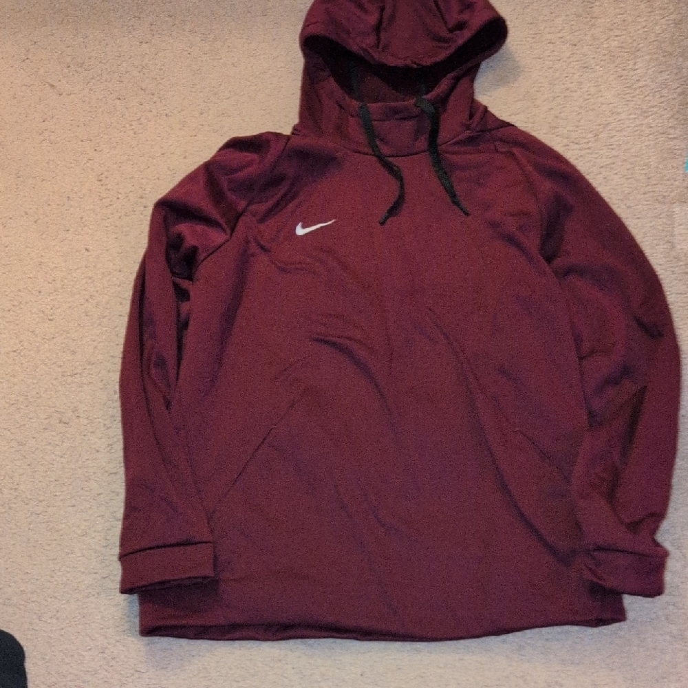 Nike Burgundy Pullover Hoodie